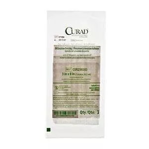 CURAD Oil Emulsion Gauze 3" x 8" Sterile 3's