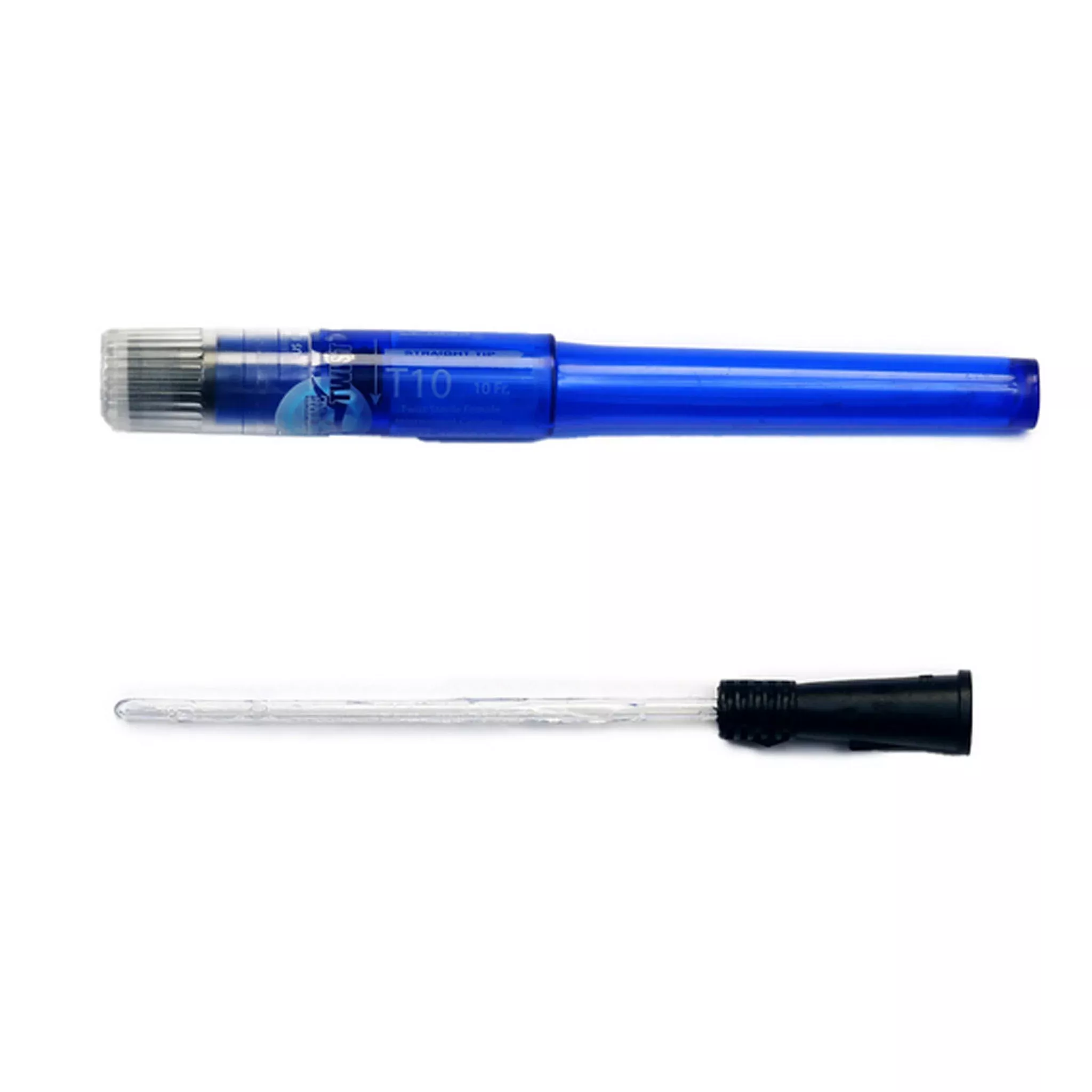 Cure Twist Pre-Lubricated Catheter Female 6" Straight Tip