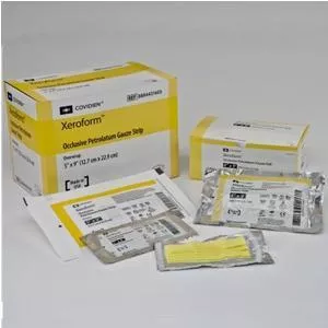 Curity™ Sterile Oil Emulsion Gauze Strip Overwrap, 5" x 9"