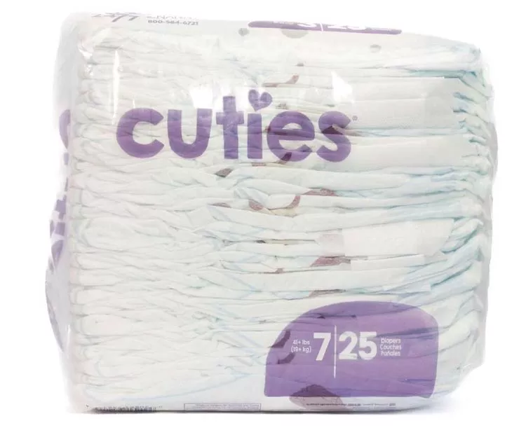 Cuties Complete Care Baby Diapers, Bulk 200 ct