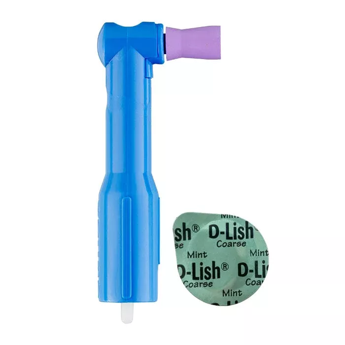 D-Lish Ez Pak Classic Disposable Prophy Angle with Soft Purple LF Petite Web