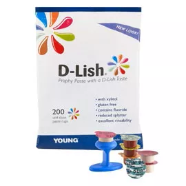 D-Lish Medium Dreamsicle Orange Prophy Paste 200/Bx. With 1.23% Fluoride