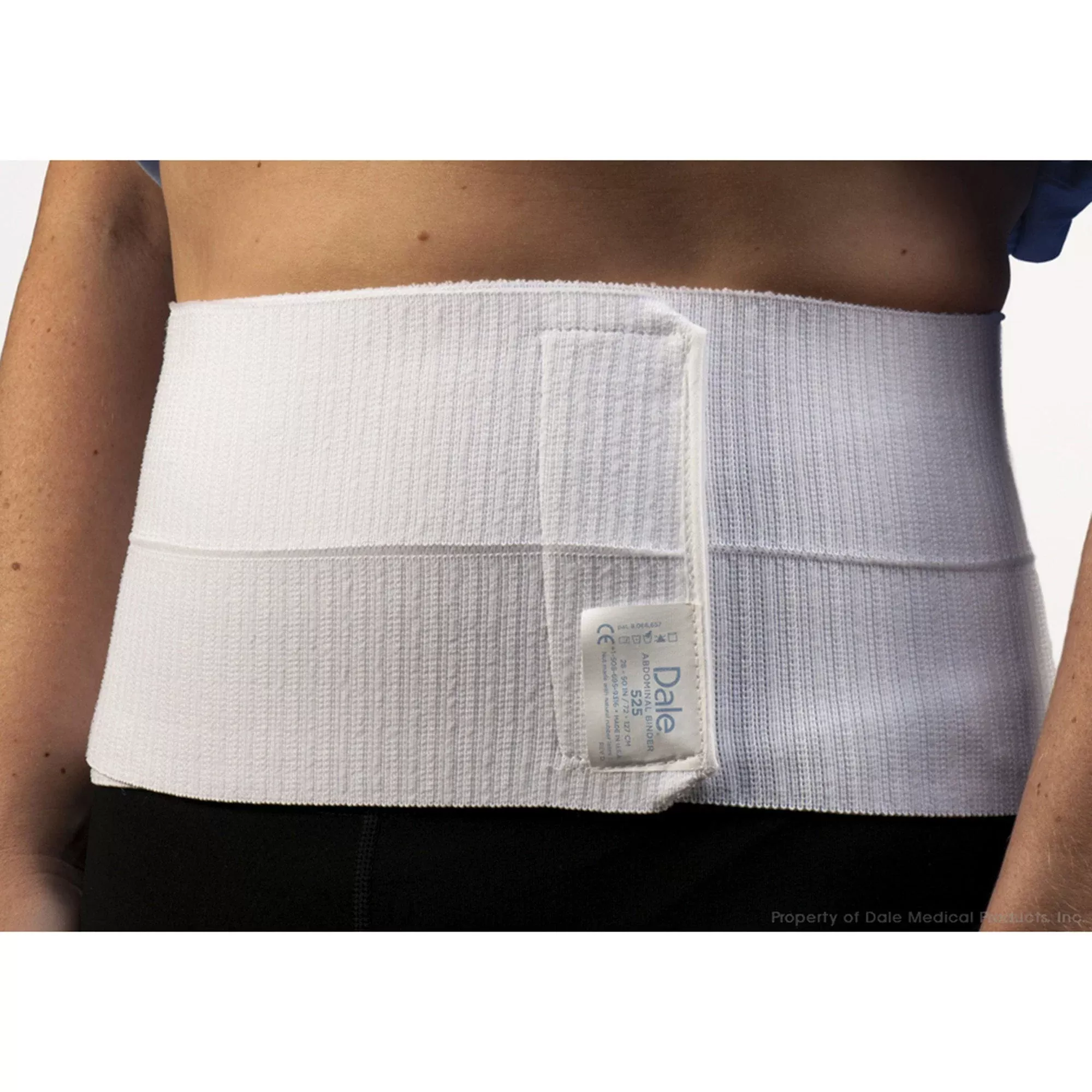 Dale Medical Abdominal Binder Dale Medium Hook and Loop Closure 30 to 45 Inch Waist Circumference 9 Inch Height Adult #410