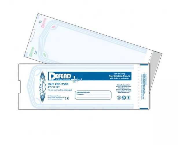 Defend Sterilization Pouches with Internal Indicator Strips