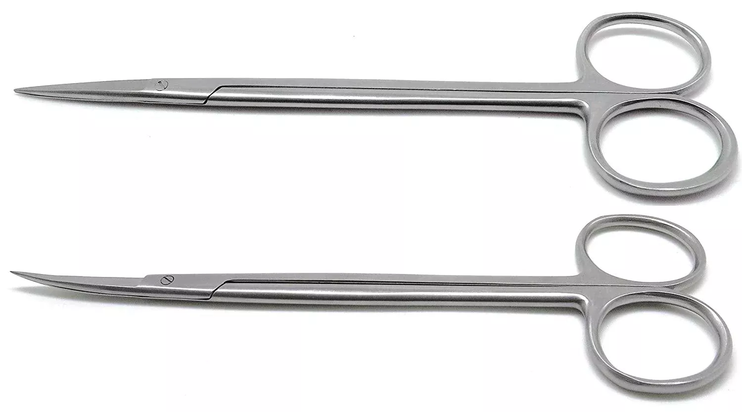 Dental Kelly Scissors straight and curved 6.5” set