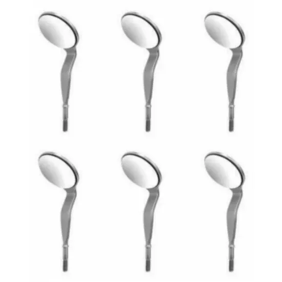 Dental Mirrors #5 - Double sided - Pack of 6 mirrors