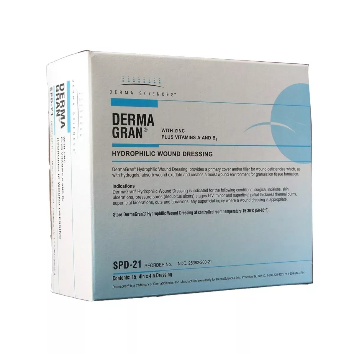 Dermagran B Impregnated Dressing, 4 x 4 Inch