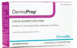 DermaPrep™ 2 x 2.5" Skin Barrier Wipe (81050)