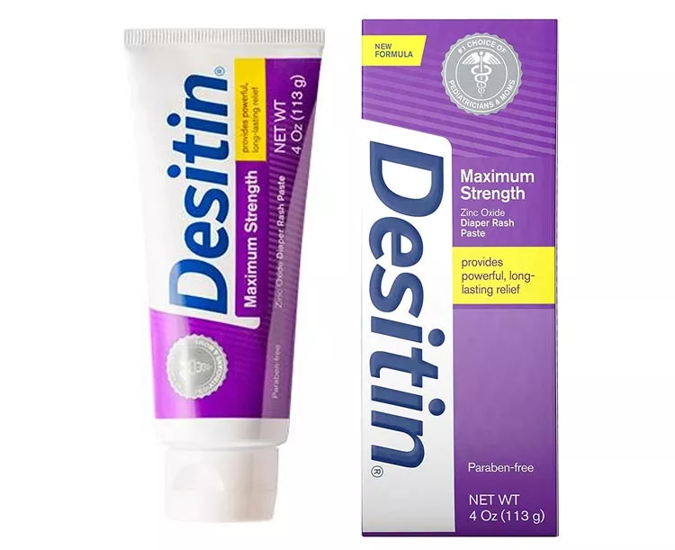 Desitin Ointment Diaper Rash Cream, Maximum Strength