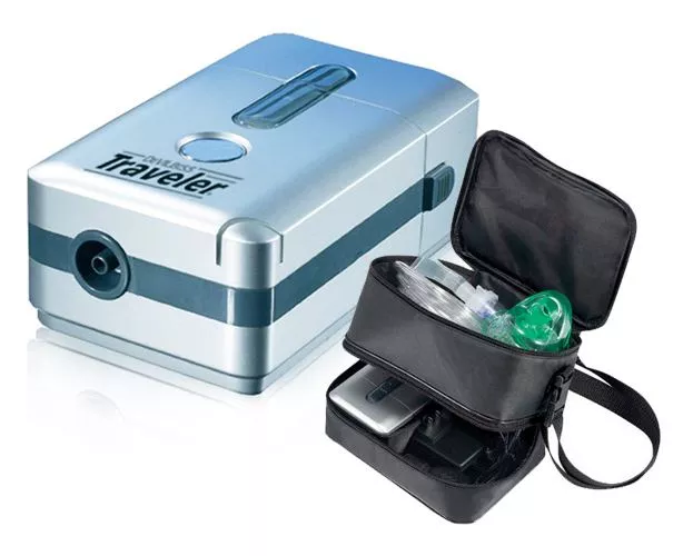 DeVilbiss Traveler Portable Compressor Nebulizer System