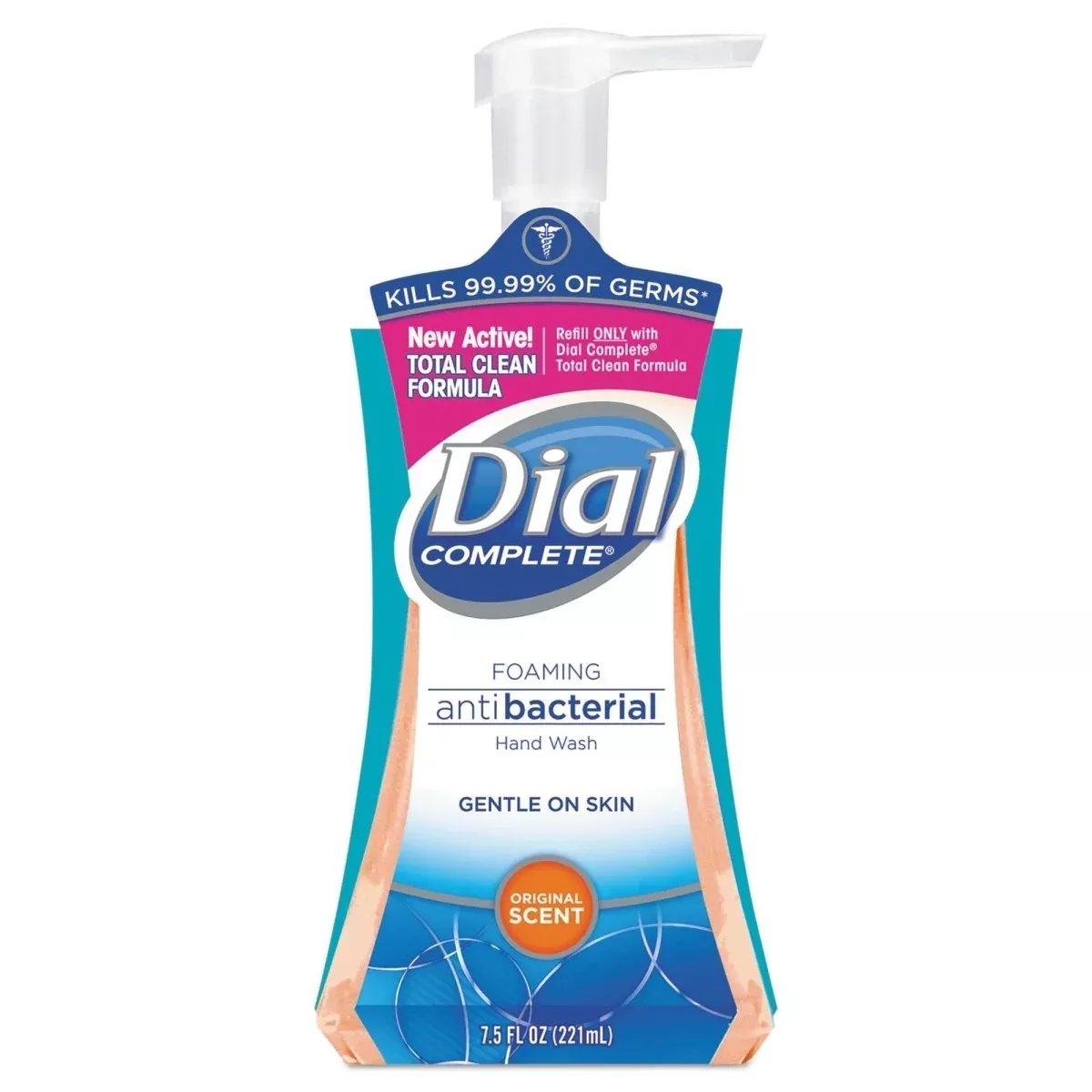 Dial Foaming Hand Wash, 7.5 oz Pump Bottle