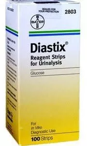 Diastix Urine Reagent Strip, 1/BX