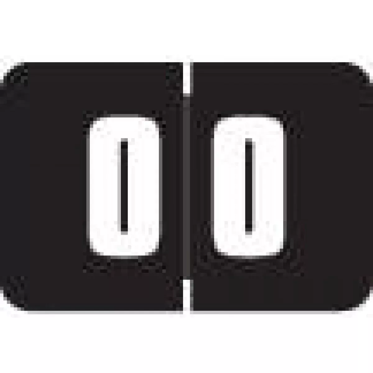 Digicolor Compatible Dcnm Color Code Label Numeric "0 0" 1 1/2X1 Black Permanent 250 Per Roll