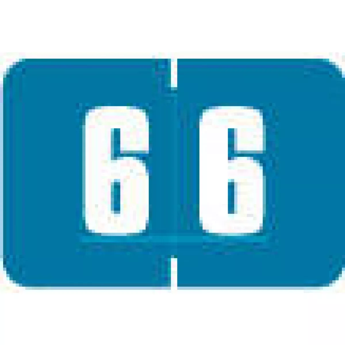 Digicolor Compatible Dcnm Color Code Label Numeric "6 6" 1 1/2X1 Navy Blue Permanent 250 Per Roll