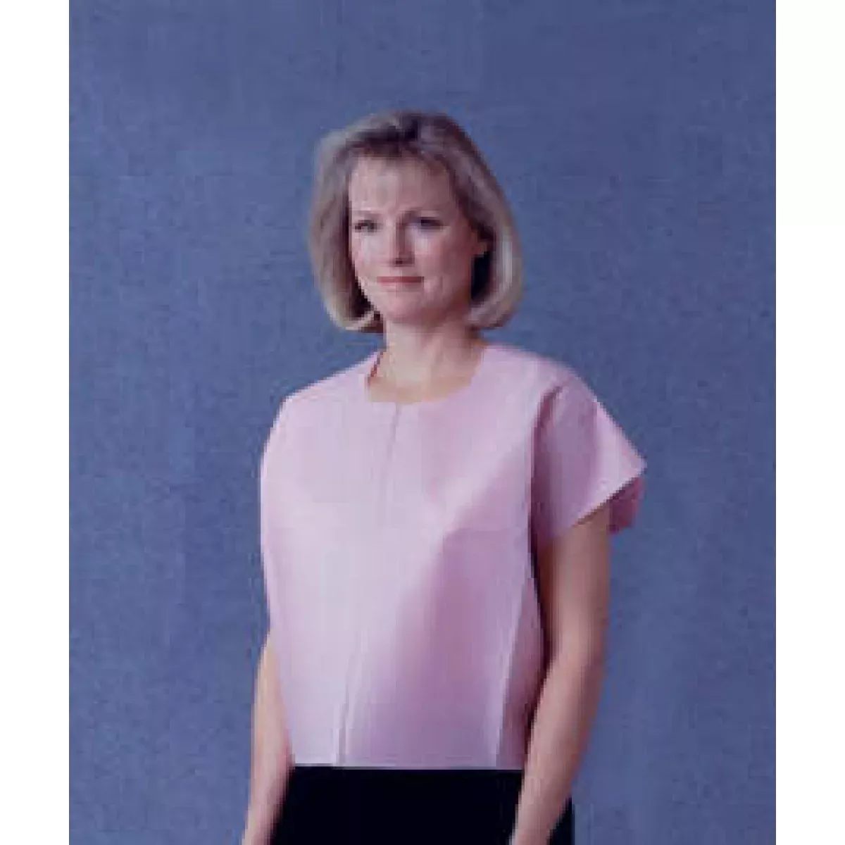 Disposable Mammography Cape Front Or Back Opening Mauve Tissue/Poly/Tissue 30"X21" - 100 Per Case