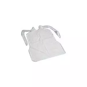 Disposable Plastic Bib with Bottom Packet 16" x 24"