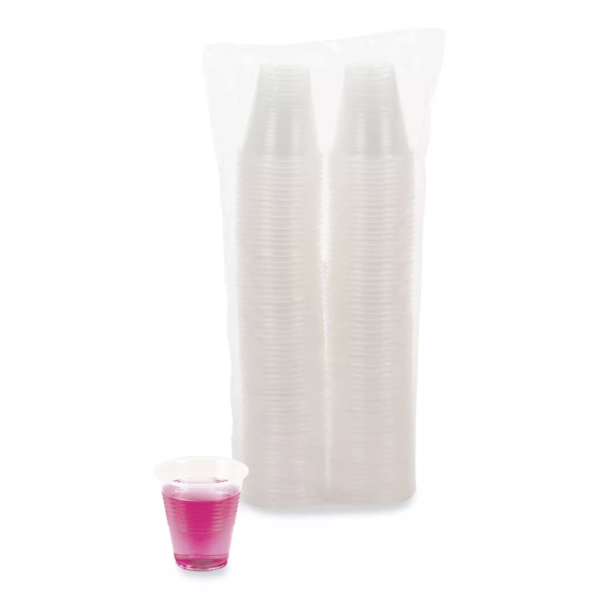 Drinking Cup Boardwalk 3 oz. Polypropylene Translucent Disposable #BWKTRANSCUP3CT