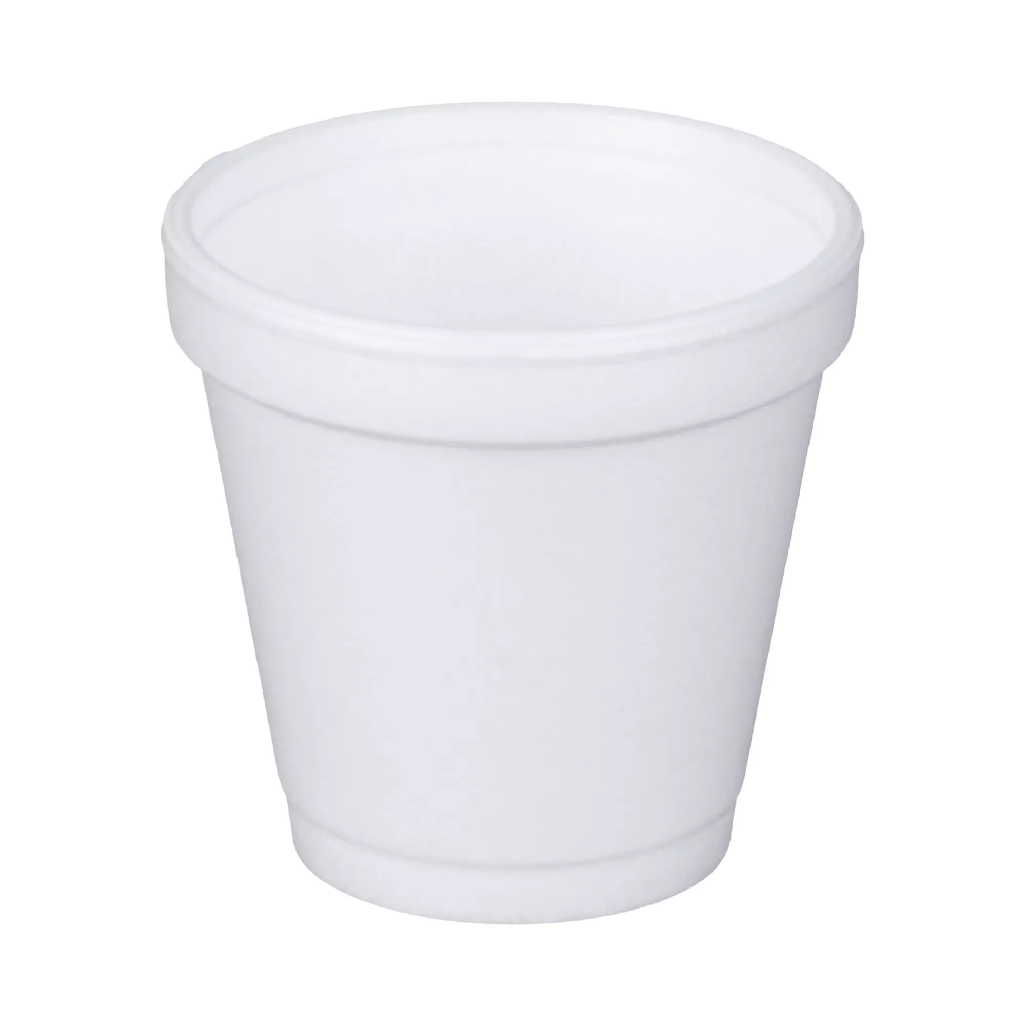 Drinking Cup Dart 4 oz. Styrofoam White Disposable #4J4