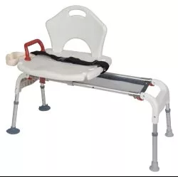 drive™ Aluminum Bath Transfer Bench, 21 – 25 Inch Seat Height