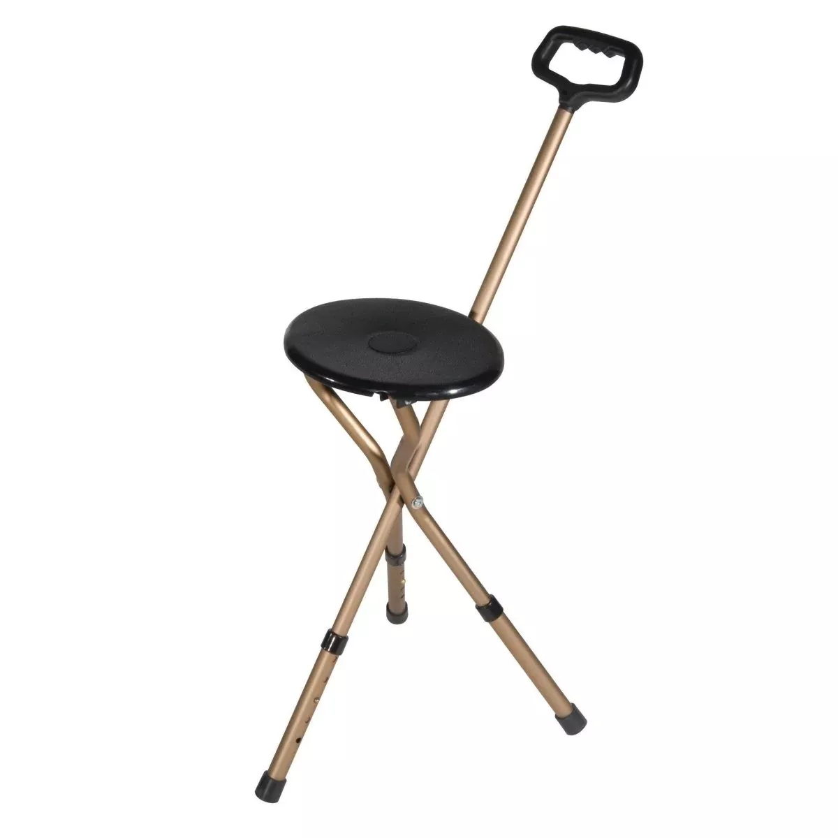 drive Aluminum Seat Cane, 34 – 38 Inch Height