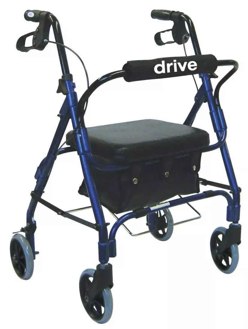 drive Deluxe 4 Wheel Rollator