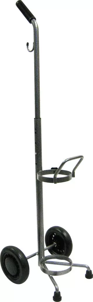 Drive DeVilbiss Oxygen Cylinder Cart, Size D/E, Adjustable, #13002SV-6