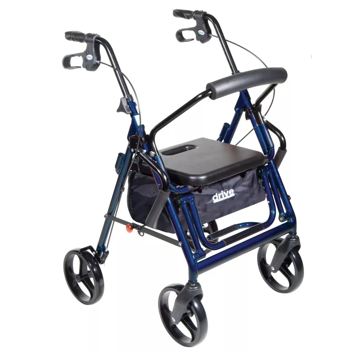 drive Duet Folding Aluminum Frame 4 Wheel Rollator