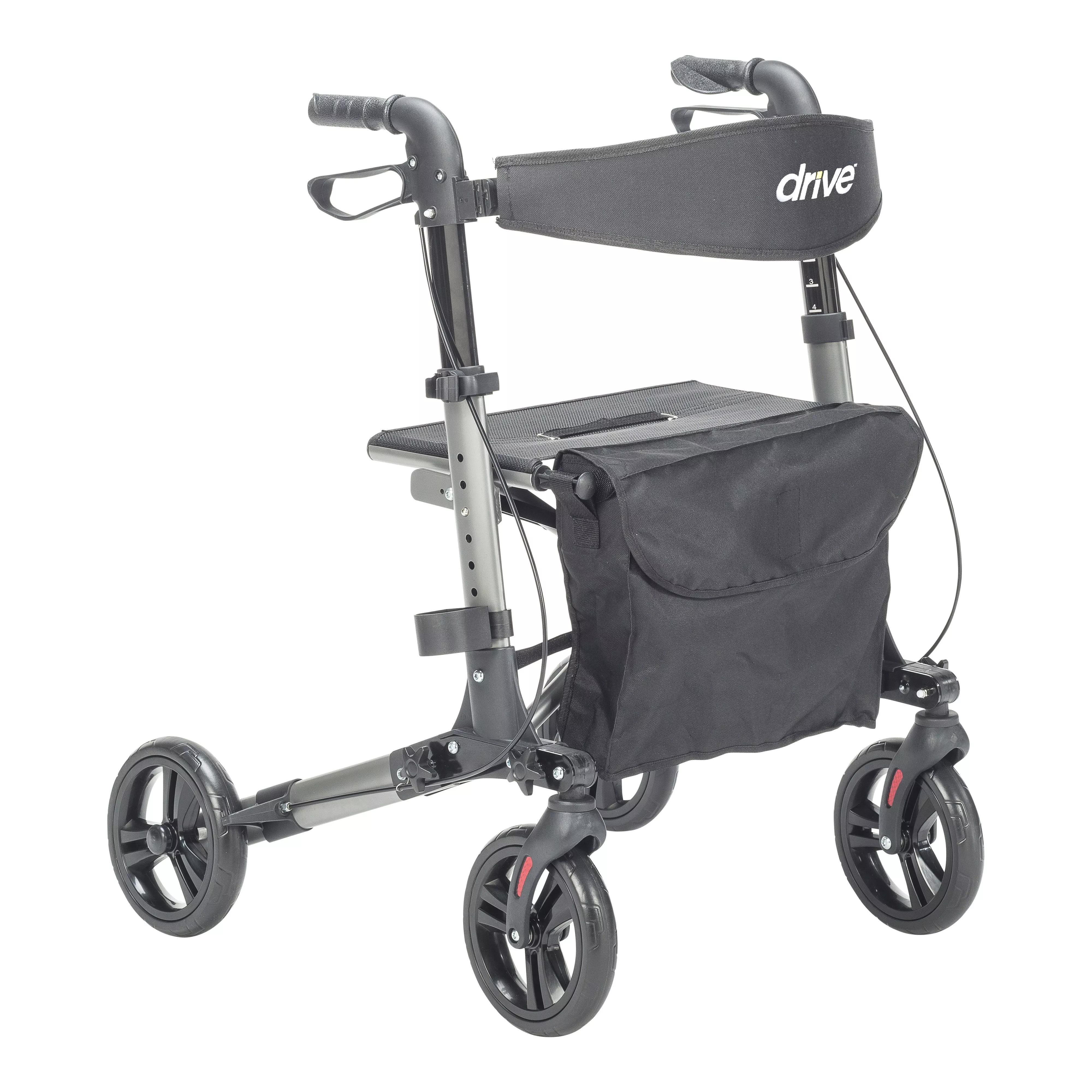Drive Medical Compact Folding Wheelchair - RTL10288BK