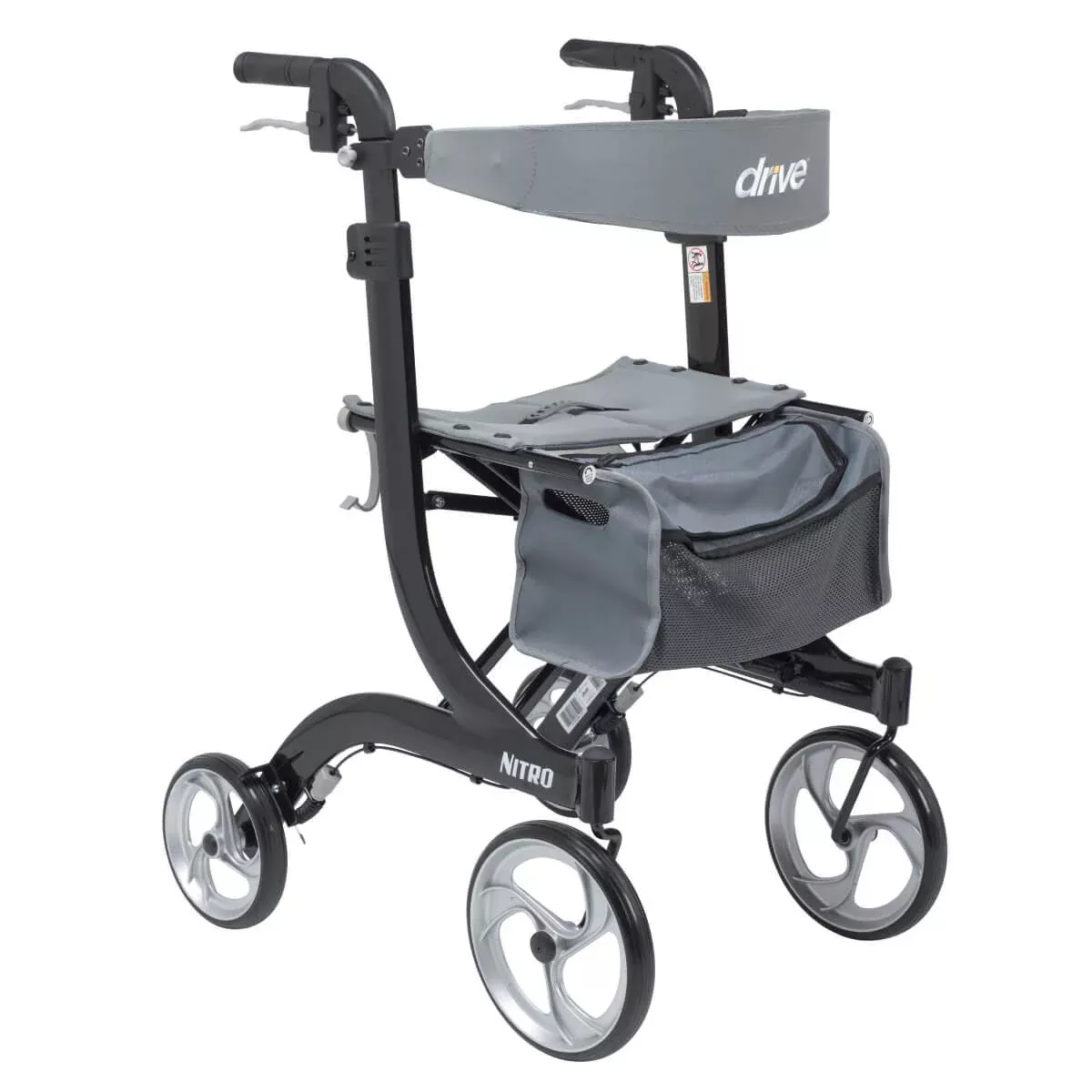 drive Nitro 4 Wheel Rollator Tall