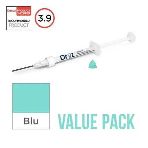 Dryz Blu Retraction Paste (Syringe Value Pack)