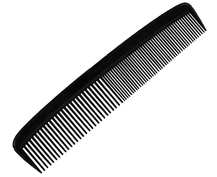 Dukal Hair Comb, Black, 7"