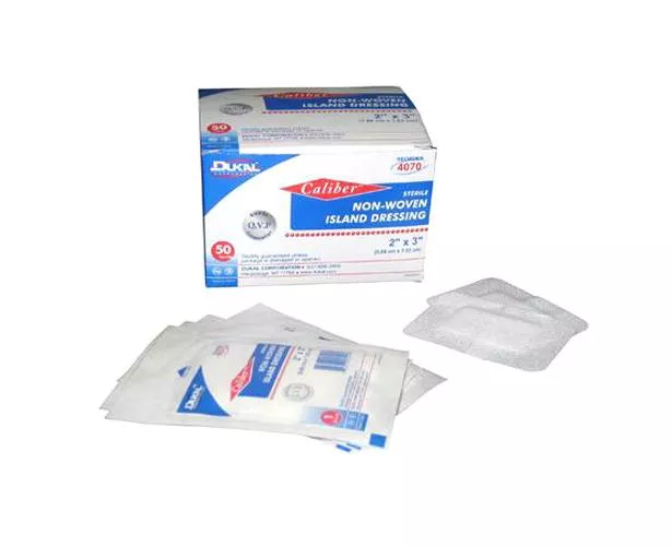 Dukal Non-Woven Island Dressing, Sterile