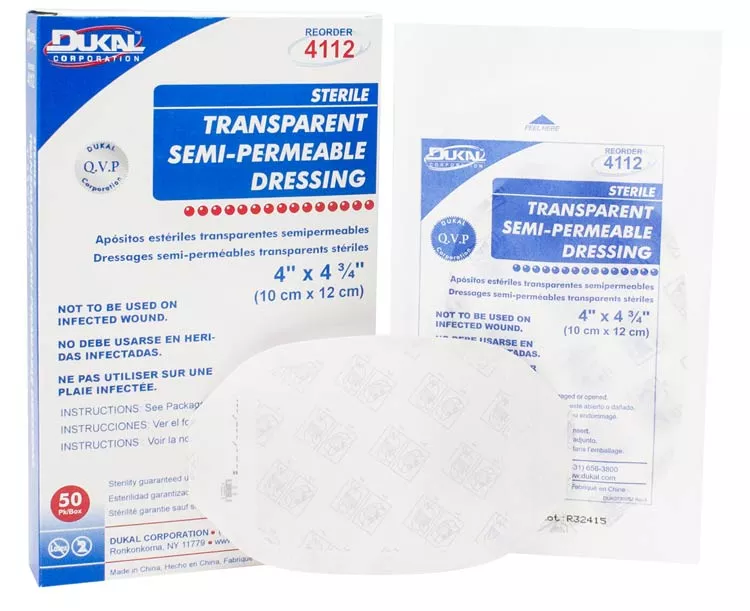Dukal Transparent Semi-Permeable Dressing