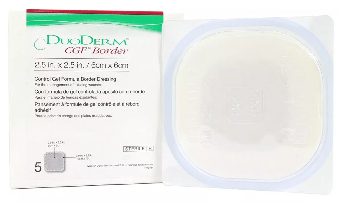 DuoDERM CGF Border Dressing 2.5" x 2.5"