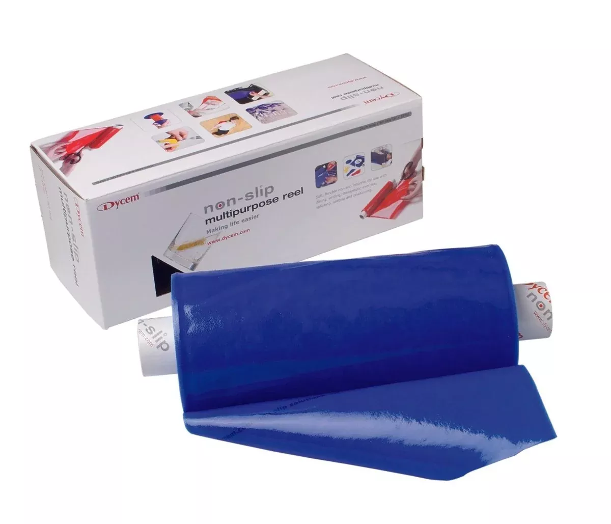 Dycem Non-Slip Material Roll, Blue, 8 Inches x 10 Yards