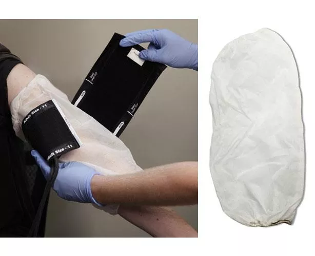 Dynarex BP Cuff Barrier Sleeves, Disposable
