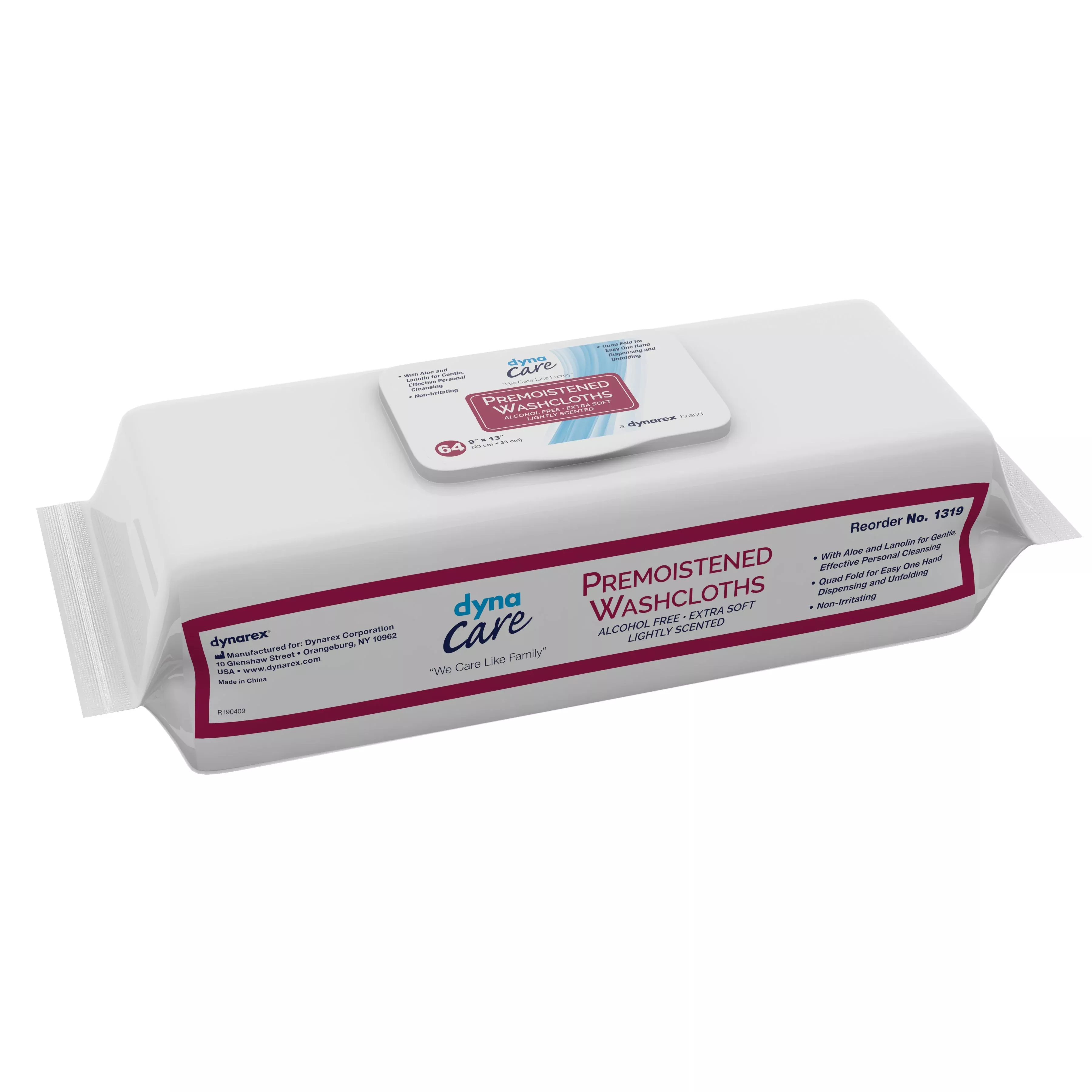 dynarex Personal Cleansing Wipe, Unscented