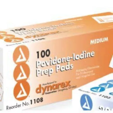 dynarex PVP Prep Pad, 1000/CS
