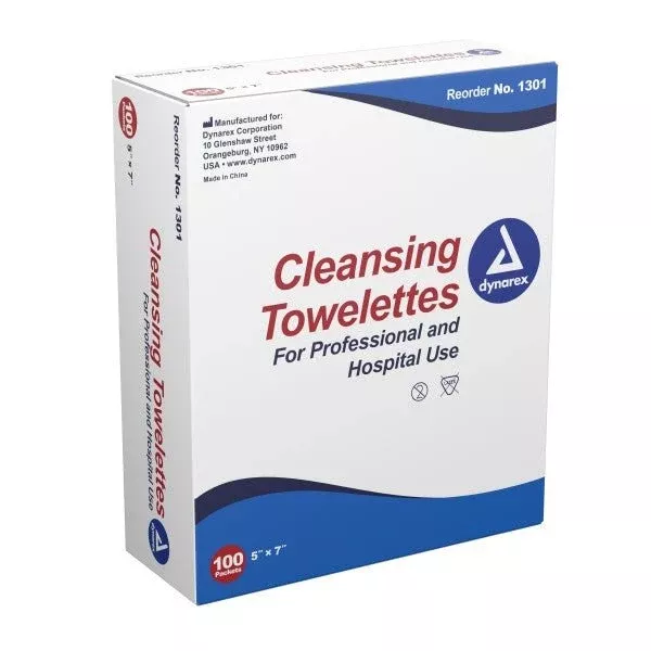 Dynarex Scented Cleansing Towelettes, Individual Packets