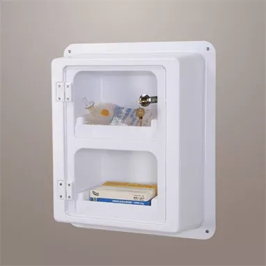 Easy-View Locking Wall Cabinet w/ Key Lock H-3786-15313