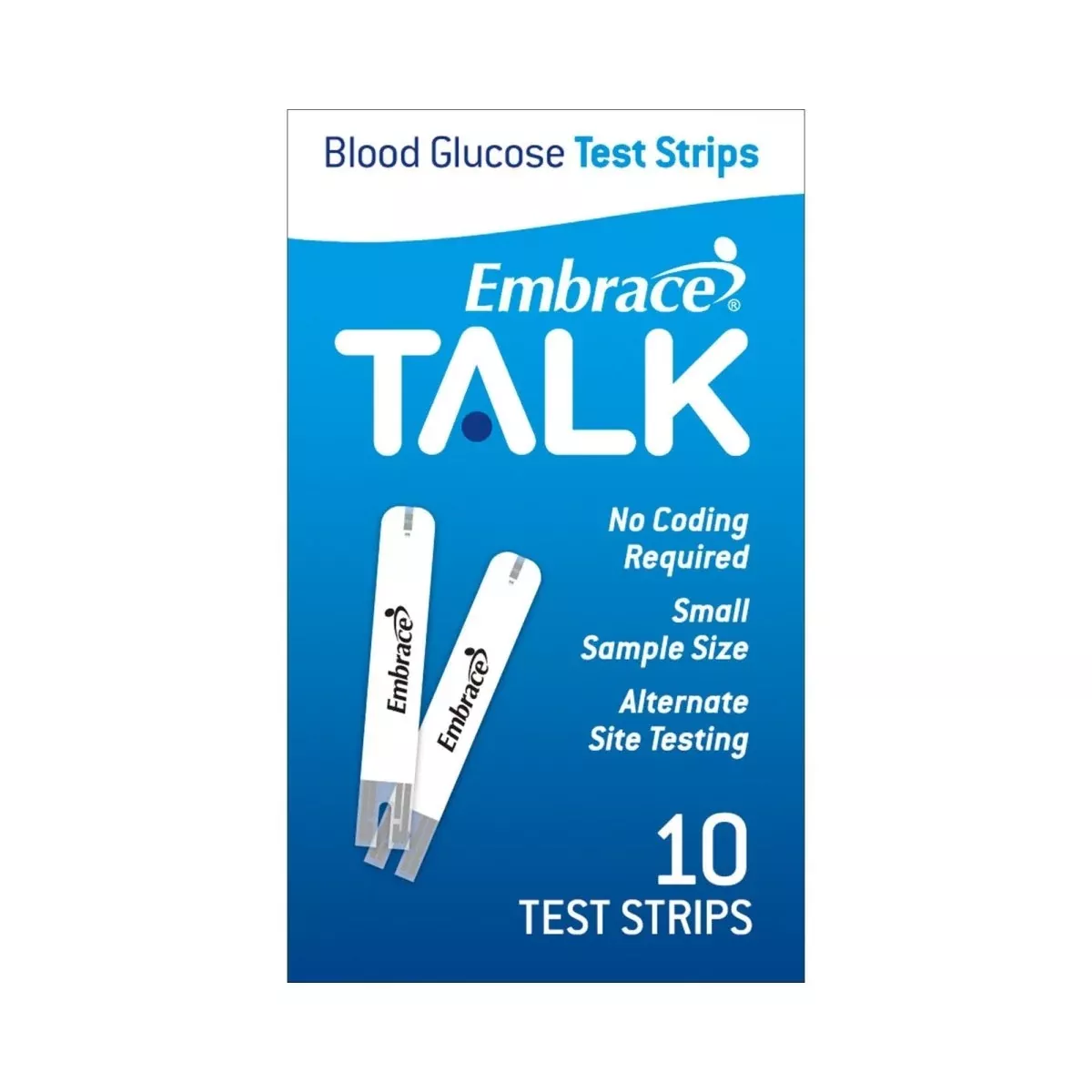 Embrace Talk Blood Glucose Test Strips