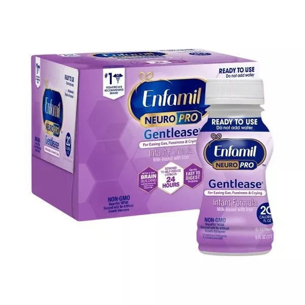 Enfamil NeuroPro Gentlease 6 oz. Bottle Ready to Use