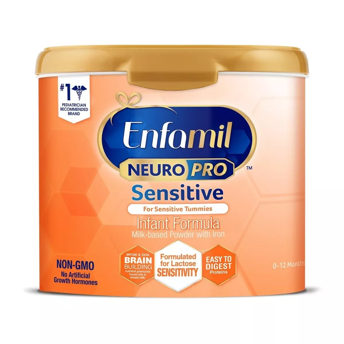 Enfamil NeuroPro Sensitive Infant Formula 19.5 oz. Canister Powder