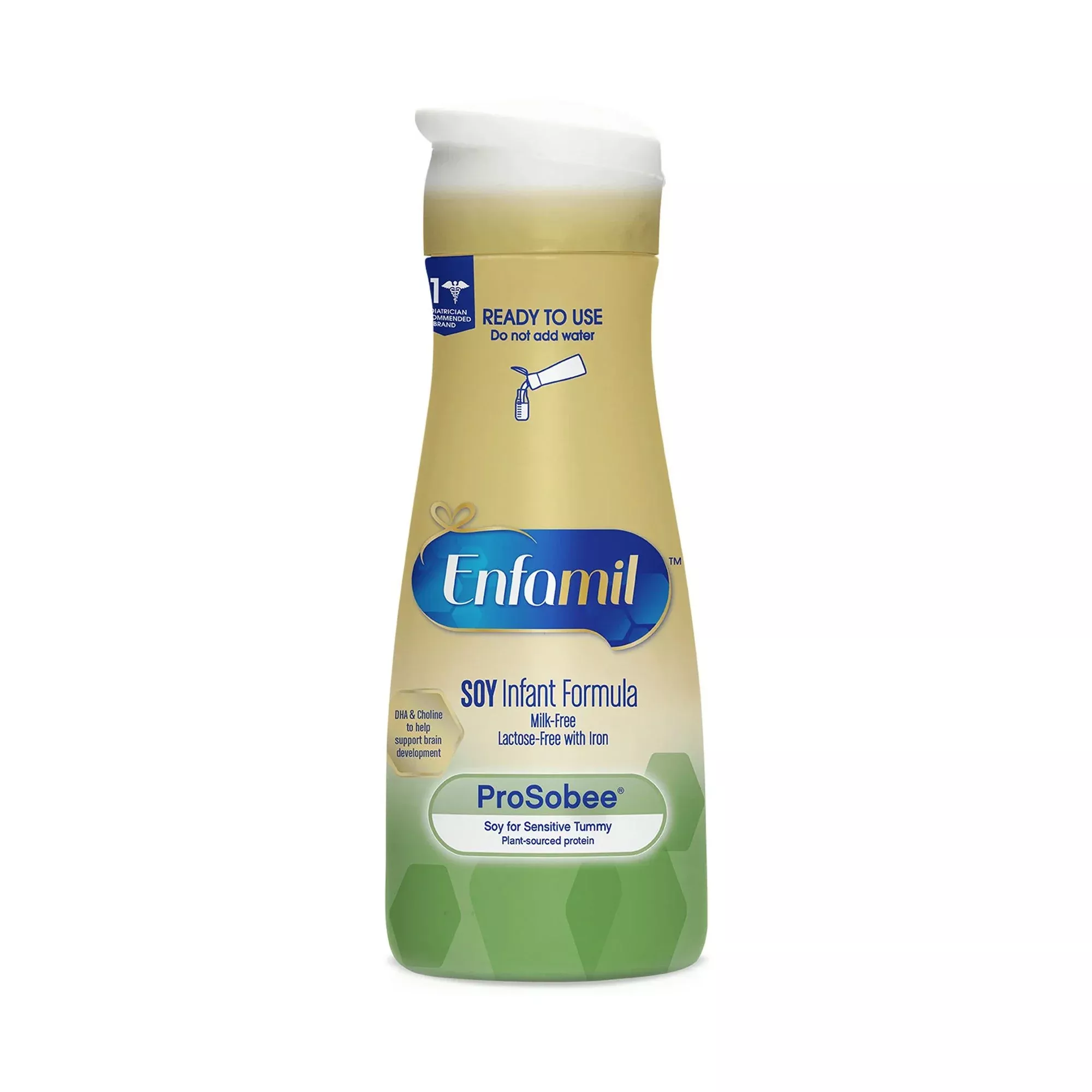 Enfamil ProSobee Ready to Use Infant Formula, 32-ounce bottle
