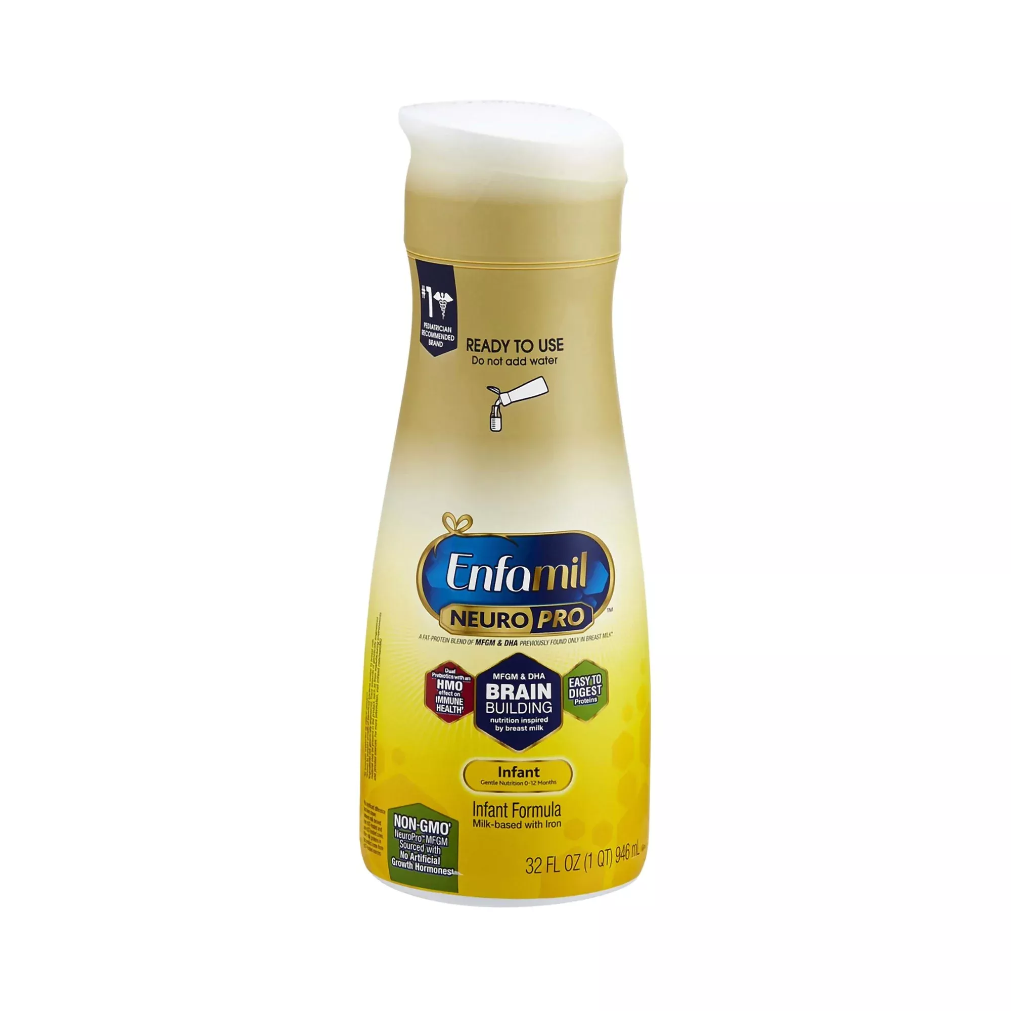 Enfamil Ready to Use Infant Formula, 1-quart bottle
