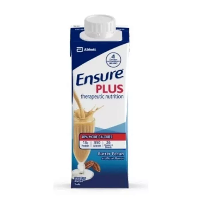 Ensure Plus 8 oz. Recloseable Carton Therapeutic Nutrition Shake