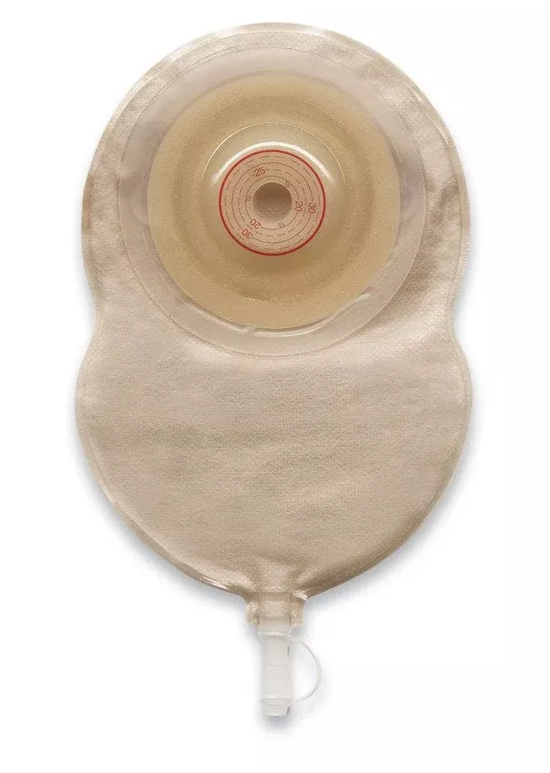 Esteem + Flex One-Piece Opaque Urostomy Pouch, 7½ Inch Length, 13/16 Inch Stoma