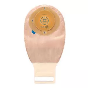 Esteem + Moldable One-Piece Drainable Pouch with InvisiClose, Filter, Stomahesive, 12" One-Sided Comfort Panel Transparent, 3/4" x 1-1/8"