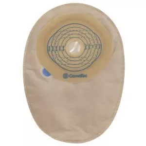 Esteem + One-Piece Cut-to-Fit Closed-End Pouch, Modified Stomahesive, Filter, 12" panel Transparent, 2 2/5" by 2 3/4"