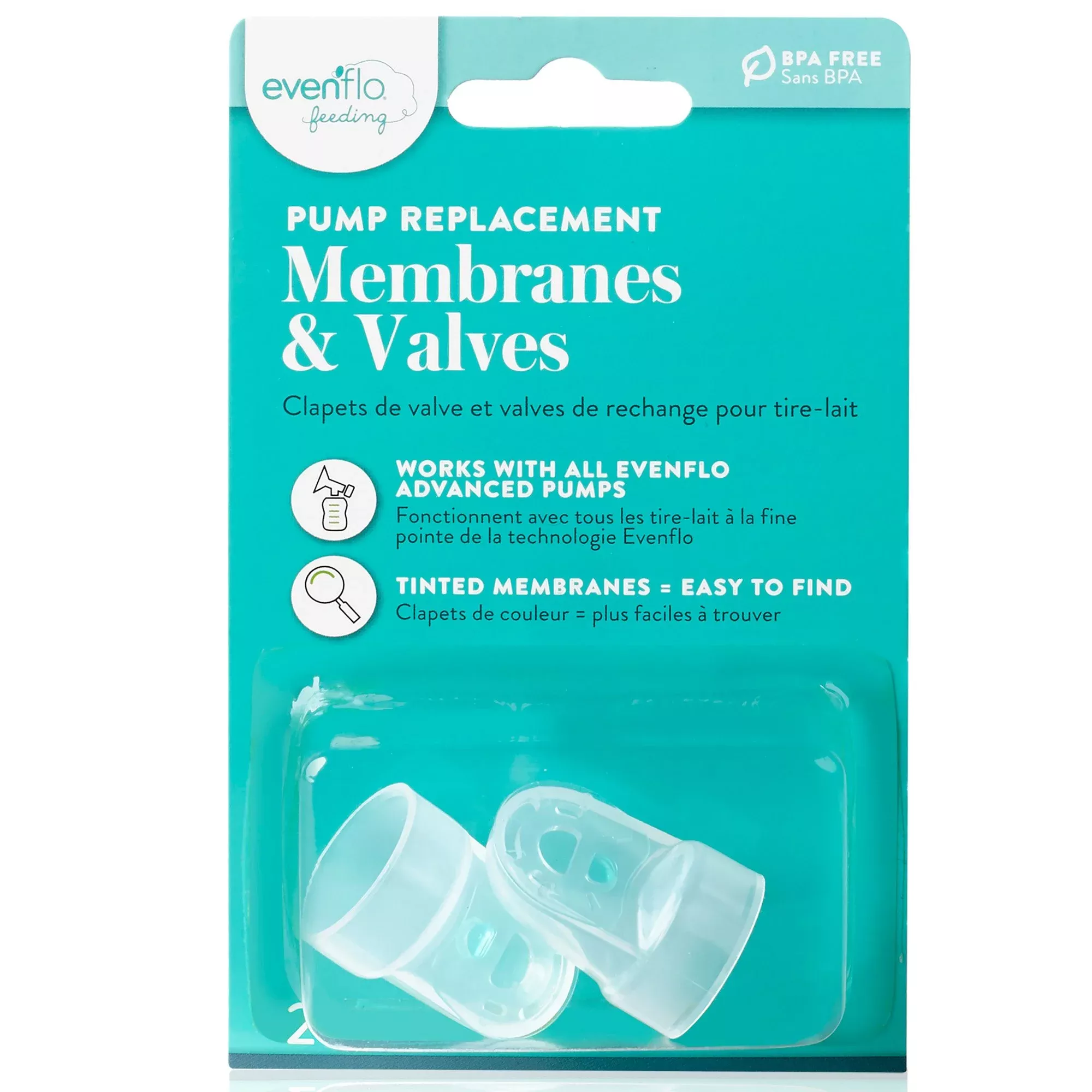 Evenflo Breast Pump Replacement Membrane and Valve